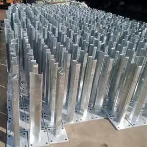 Anti-collision Traffic Barrier Galvanize Steel Z Post For Sale