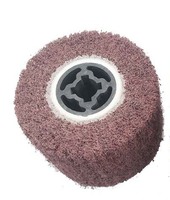 PEX 120x100x19mm Roues à lamelles Strip and Clean Drum Roue abrasive en nylon non tissé pour acier inoxydable