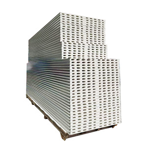 Paneles sándwich de acero ignífugos de nivel A con ingeniería limpia Oxisulfuro de magnesio Propiedades de aislamiento térmico a prueba de moho - Product Image 1