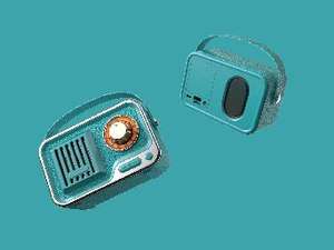 ลำโพงซับวูฟเฟอร์ไร้สายกันน้ำ เสียงดังระดับไฮไฟ แบตเตอรี่ 1200mAh สไตล์เรโทร ลำโพงบลูทูธ เครื่องเล่นเพลงคลาสสิก เสียงเบสหนักแน่น - Product Image 5