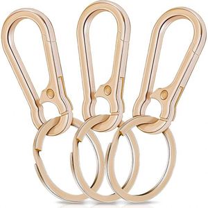 Custom Color Metal Keyring Loop Clip Organizer Home Car Keys Men Women Outdoor Hiking Travel Keychain Accessories Manufacturer - Product Image 1