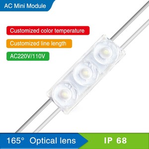 Ledac Mini mô-đun 110V 220V <span class=keywords><strong>IP68</strong></span> màu xanh ngoài trời độ sáng cao không thấm nước điện miễn phí quảng cáo Ống Kính Hiển thị trường hợp - Product Image 4