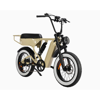Vélo électrique puissant pour adultes, vélo de plage à pneus larges de 20 pouces, vélo électrique de ville, vélo électrique de route, vélo électrique 48v 750w, stock 2026