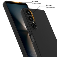 Étui de protection en silicone TPU souple mat de luxe avec coque arrière magnétique pour étuis mobiles Sony Xperia 1 VII