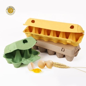 Bán Buôn Tùy Chỉnh In Chất Lượng Cao Bio-phân Hủy Giấy Tái Chế Bột Giấy Bao Bì 8/12 Gói Trứng Khay Chủ Hộp - Product Image 5