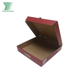 Recyclable corrugated customized printing logo take away food packaging different size pizza shipping carton box for party