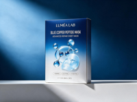Masque facial en feuille OEM à marque privée au peptide de cuivre bleu GHK-Cu et à l'acide hyaluronique, hydratant en profondeur et réparateur post-chirurgie