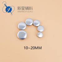 Bouton-pression en laiton de haute qualité 10mm-20mm, capuchon rond lisse en métal pour vêtements