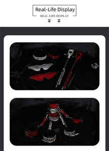 Ensemble de bondage Scarletsin C-31-4 à imprimé serpent, jouets sexuels SM haut de gamme, bandeau pour les yeux, produits pour adultes de punition et de discipline - Product Image 5