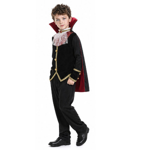 Ensemble de costumes de vampire pour enfants, tenue de fête d'Halloween, costumes de cosplay de baron et duchesse pour hommes et femmes - Product Image 4