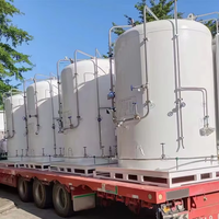 Tanque Microbulk de 2000L y 1.6mpa para LOX, LN2 y LAR, Estándar GB y ASME
