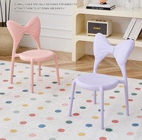 Chaise en PP Empilable Design Moderne Colorée Personnalisable pour Enfants Bébés, Portable pour Maison, Chambre, Cuisine, Salon, Hôtels et Parcs
