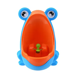 Tragbare Frosch stehende Töpfchen Training Urianl mit Ziel Ziel Kleinkind Junge Urinal mit Saugnapf kann an die Wand geklebt werden