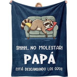 Manta de Franela con Diseño de León de Dibujos Animados, Manta para Siesta, Suave al Tacto, Reversible, para Viajes y Camping, Impresión Personalizada, OEM, ODM - Product Image 5