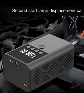 Bomba de aire de arranque de coche de gran capacidad, 899800mAh, 4 en 1, 12V, con linterna SOS, inflador de neumáticos de carga para teléfono móvil, 150psi - Product Image 5
