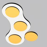 Lampu Plafon Kombinasi Modular Cloud Flow