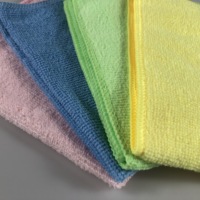 30x30 40x40 50x70 80/20 polyester nylon polyamide chiffon de nettoyage microfibre serviette en microfibre ou chiffons d'essuyage