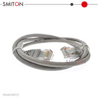 Parche de Cable de Red Ethernet RJ45 UTP Cat5e Opciones de Cobre de PVC 0,25 m 0,5 M 1m 2m 3M 5M 6m 10M 20M 30m 40m 100M