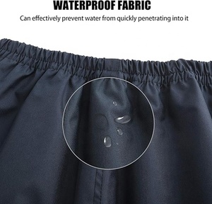 Pantalon de pluie réfléchissant haute visibilité imperméable pour la pêche, la <span class=keywords><strong>moto</strong></span>, le cyclisme, l'agriculture, la randonnée et les travaux - Product Image 4