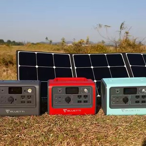 <span class=keywords><strong>EB70</strong></span> + PV120 Station de générateur d'énergie solaire portable 1000W Batterie lithium-ion avec contrôleur MPPT Port RV Source de voiture - Product Image 4