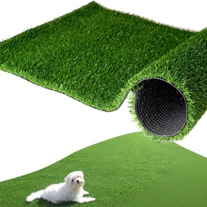 Tapis d'entraînement pour chien <span class=keywords><strong>en</strong></span> <span class=keywords><strong>gazon</strong></span> artificiel, hauteur de poils 18 mm, trous de drainage, facile à nettoyer, faible <span class=keywords><strong>entretien</strong></span>, 3FT X 5FT (2160) - Product Image 1