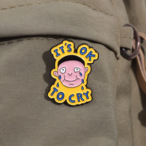 Pin de Esmalte con Diseño de Niño Triste, Broche, Insignia para Solapa, Decoración para Mochila, Joyería de <span class=keywords><strong>Anime</strong></span>, Regalo para Amigos - Product Image 3