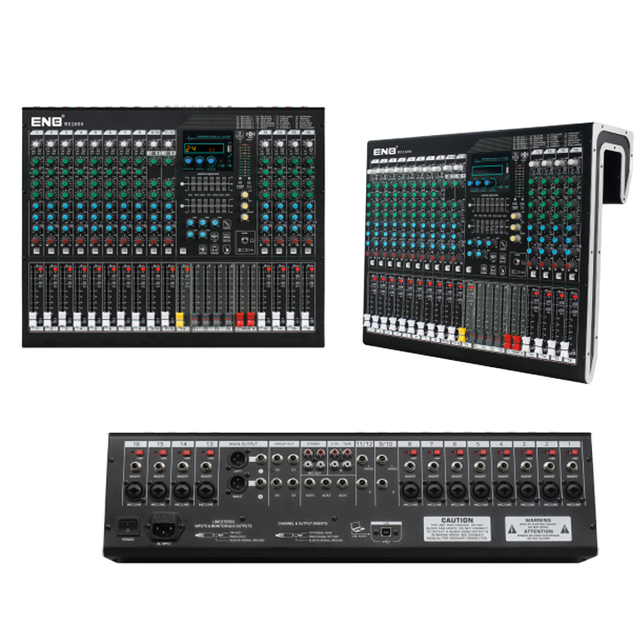 Professional 12-Channel Audio Mixer Stage Singing Performance Built-in Dual 99 DSP Bluetooth MP3 USB Audio Sound Equipment
