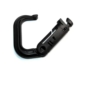 Molle Tactical Backpack Carabiner Outdoor Plastic Shackle Carabiner Practical Snap D-Ring Clip Keyring Locking Ring