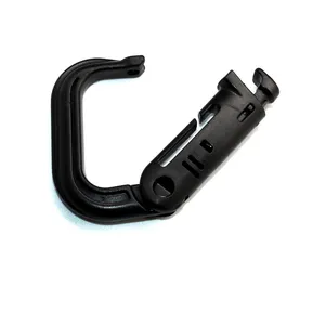 Molle सामरिक बैग Carabiner आउटडोर प्लास्टिक हथकड़ी Carabiner व्यावहारिक तस्वीर D-अंगूठी क्लिप कीरिंग ताला अंगूठी