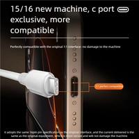 Câble de données de charge rapide CarPlay+CarLife résistant aux chocs, anti-oxydant, en silicone, avec puce intelligente E-Marker et interface d'origine