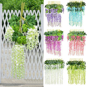 Decorazione di cerimonia nuziale Della Fabbrica 12PCS Per Sacchetto Romantico Bella Violet Attaccatura di Parete Artificiale Wisteria <span class=keywords><strong>Fiore</strong></span> - Product Image 2