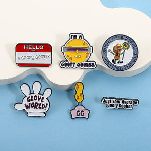 外国貿易クリエイティブ漫画周辺ギフトかわいいスポンジPai Da Xing彫刻カスタマイズされた合金ブローチ個性バッジ - Product Image 2