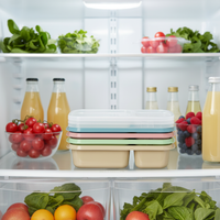 Boîte à bento réutilisable pour adultes et enfants avec 3 compartiments, chauffable au micro-ondes, couvercle hermétique de qualité alimentaire, contenants pour le déjeuner pour l'école et les voyages