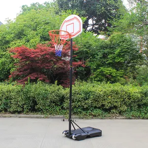 FOOCAT Outdoor Height Adjustable Kids Dunk Basketball Hoop Stand