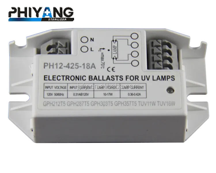 4W-18W UV Lampu Ballast Elektronik PH12-425-18 Ballast Elektronik untuk Lampu UV