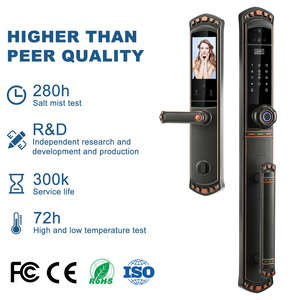 TAICHEN <span class=keywords><strong>K888</strong></span> สมาร์ทล็อคพร้อมวิดีโอคอล การจดจำใบหน้า รหัสผ่านลายนิ้วมือ คีย์การ์ด จัดเก็บข้อมูลบนคลาวด์ ควบคุมผ่าน Wi-Fi และแอปพลิเคชัน - Product Image 4