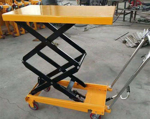 हाइड्रोलिक लिफ्ट के साथ प्रीमियम हाथ से संचालित हाइड्रोलिक पैलेट लिफ्टर ट्रॉली - Product Image 3