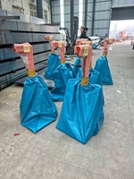 Équipement de levage vertical portable certifié CE 220 V, capacité 200 kg, hauteur de levage 1,3-6,2 m (12 pieds), pour le montage de volets roulants