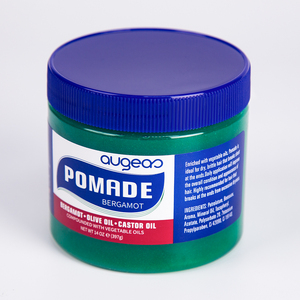 Pommade capillaire de qualité supérieure 397g, tenue forte, longue durée, parfum bergamote, infusée à l'huile végétale Augeas - Product Image 2