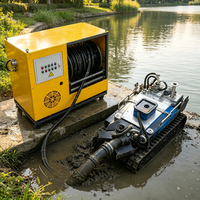 Robot de dragage submersible résistant à l'eau salée pour l'élimination des sédiments des lagunes côtières