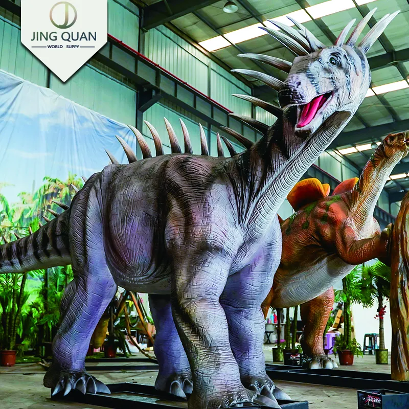 Amargasaurus dinozor dünya eğlence tema parkı Animatronic modelleri özelleştirilmiş teknoloji iyi fiyat oksijen su arıtıcısı 1 adet