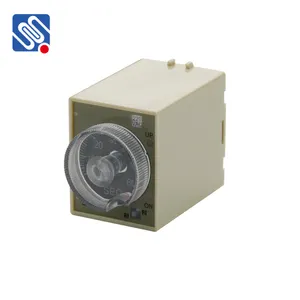 Meishuo ST3P Time Relay Timer 220VAC on-delay Timer Relay AC24V 110V 220V DC24V Time Delay Relay