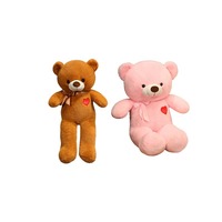 Oursons en peluche personnalisés avec nœud, jouets en peluche pour la décoration de chambre d'enfant, de crèche ou de salle de jeux, cadeau idéal