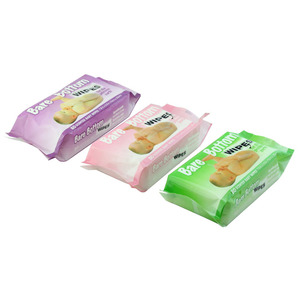 Toallitas húmedas con fragancia de limón ecológicas, 80 Uds., limpieza suave para el cuidado de la piel del bebé para uso en el coche - Product Image 3