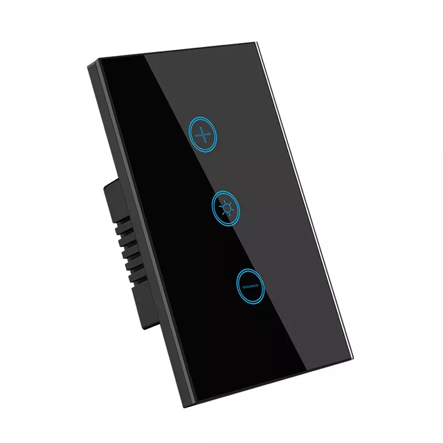 US Smart Home Appliances WIFI App Wall Touch Screen Dimmer Light Switch with Tuya Alexa Google