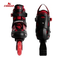 Patins à roulettes en ligne réglables MZS701-QS pour enfants - Roulements ABEC-7 - Conception respirante