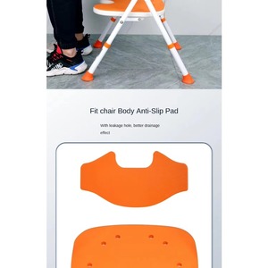 Folding Toilet Chairs <b>Elderly</b> and Pregnant Toilet Chairs <b>Mobile</b> Toilets Chair for Disabled People - Product Image 5