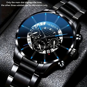 Men's <b>Mechanical</b> <b>Watch</b> with Double Calendar, Business Style, Simple Design, Waterproof, Quartz <b>Watch</b>, Automatic <b>Mechanical</b> <b>Watch</b> - Product Image 5