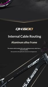 Nuevas llegadas: Bicicleta de montaña de aluminio para descenso en terrenos forestales y de pendiente, con bolsa de almacenamiento para accesorios. - Product Image 6