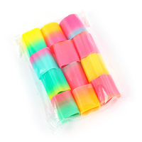 Miniatuur regenboogveren, mini-vormige regenboogveren voor kinderen, hart-, ster- en vlinderveren, sensorisch speelgoed voor kinderen, op maat gemaakte fabriek.